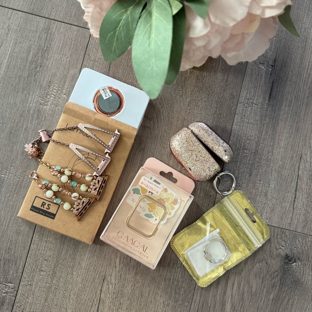 6 Pc‎ Apple Watch Airpods iPhone Accessories Bundle